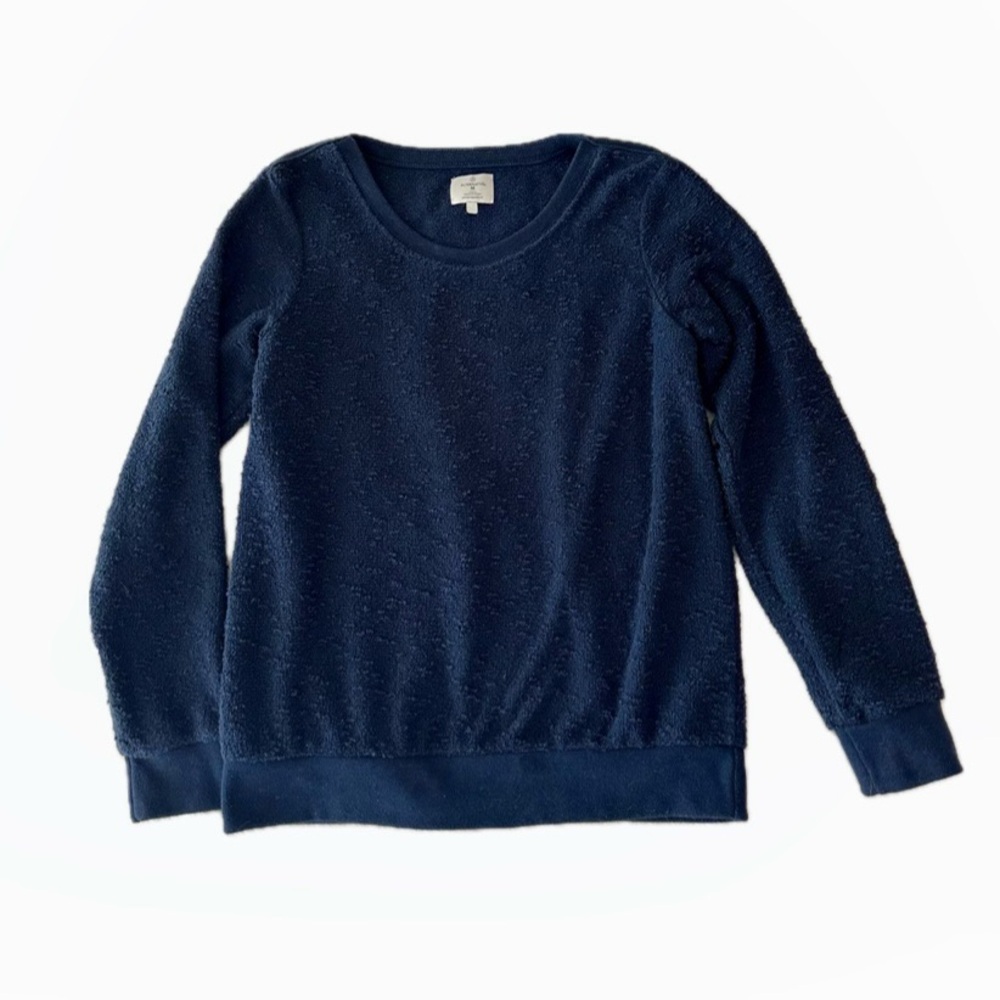 Alternative Navy Textured Sweatshirt